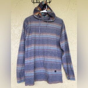 Vissla Striped Hooded Pullover